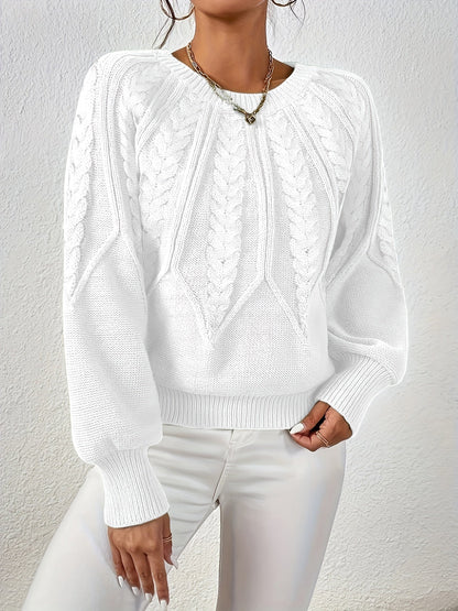 Jacinta - Elegant Cable Jumper