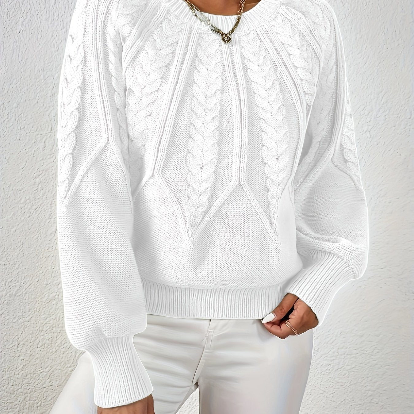 Jacinta - Elegant Cable Jumper