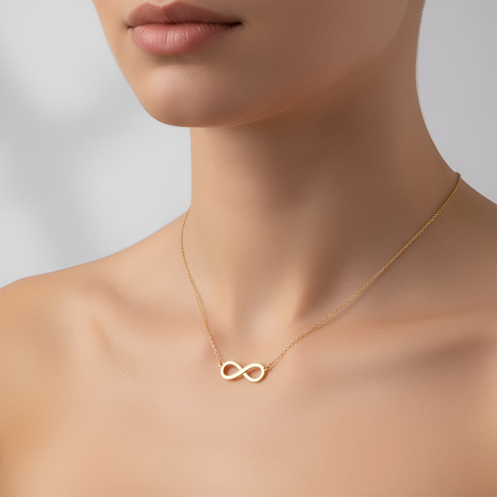Gold Infinity Necklace