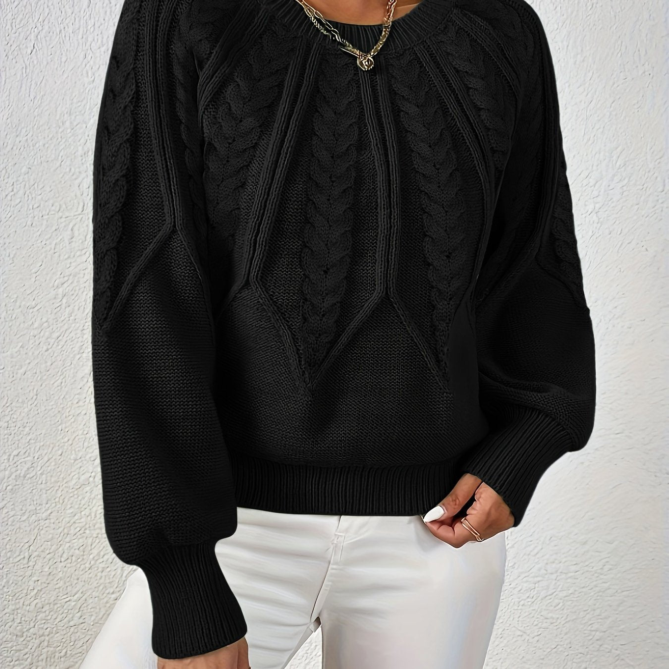 Jacinta - Elegant Cable Jumper