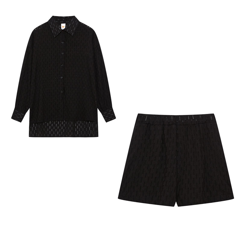 Elizabeth Breezy Shirt and Shorts Set