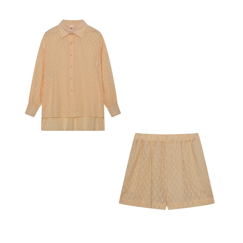 Elizabeth Breezy Shirt and Shorts Set