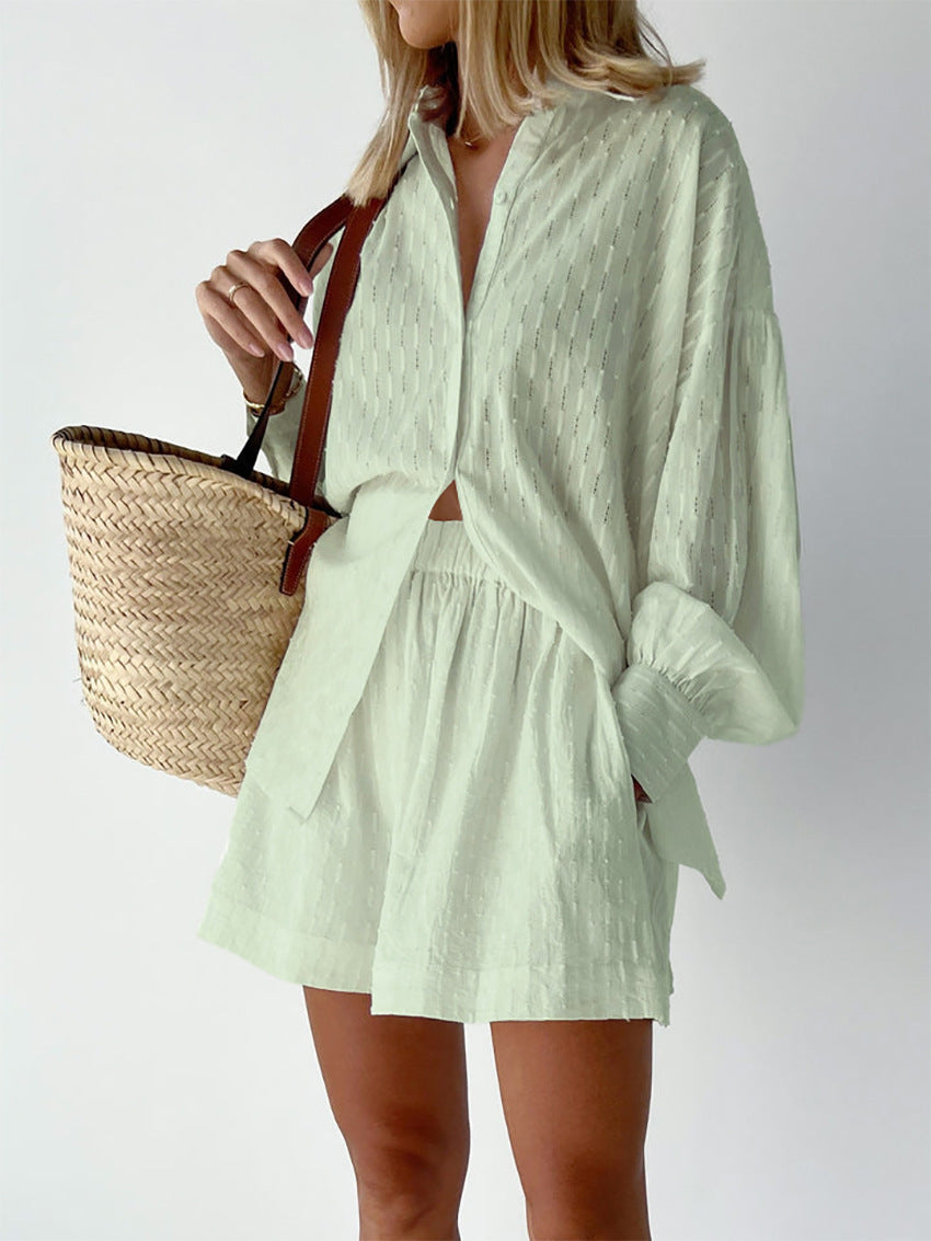 Elizabeth Breezy Shirt and Shorts Set