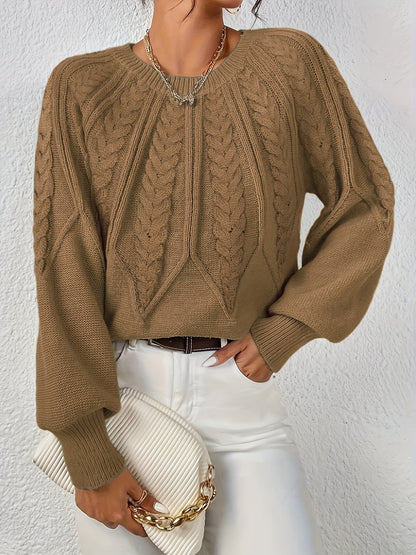 Jacinta - Elegant Cable Jumper