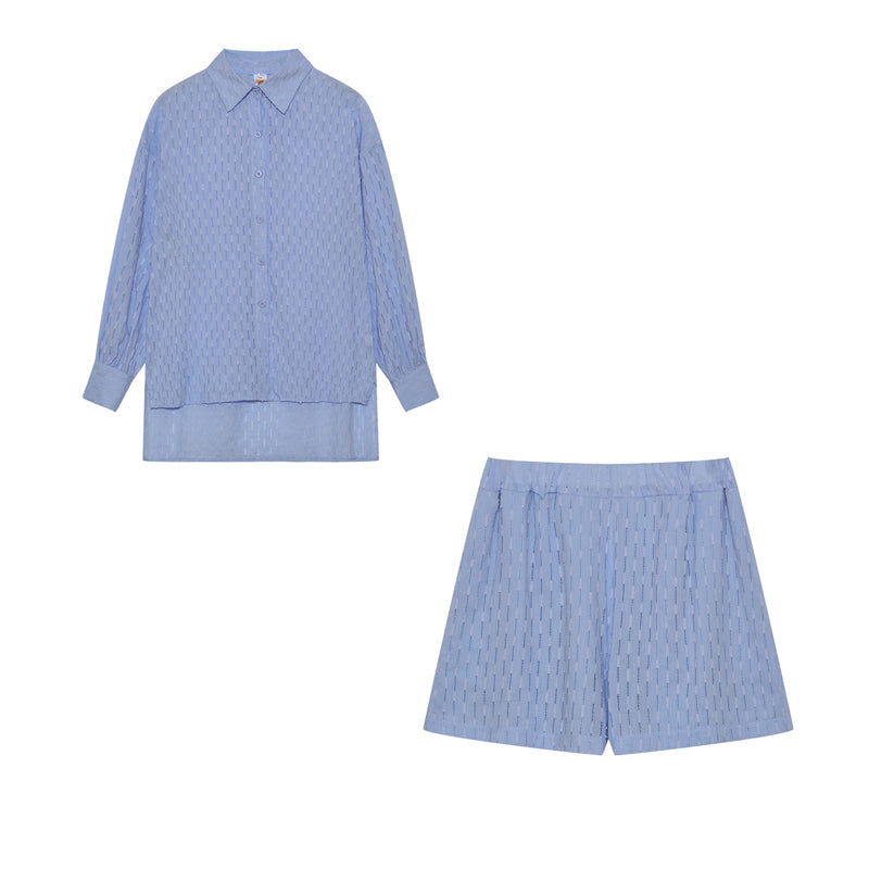 Elizabeth Breezy Shirt and Shorts Set