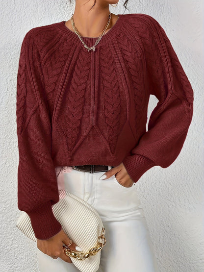 Jacinta - Elegant Cable Jumper