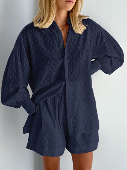 Elizabeth Breezy Shirt and Shorts Set