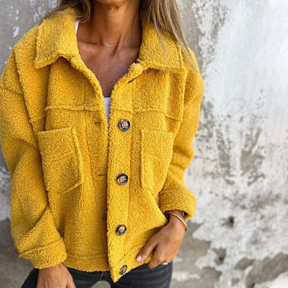 Aubrey Cozy Button-Up Jacket