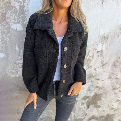 Aubrey Cozy Button-Up Jacket
