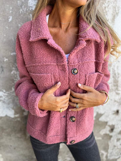 Aubrey Cozy Button-Up Jacket