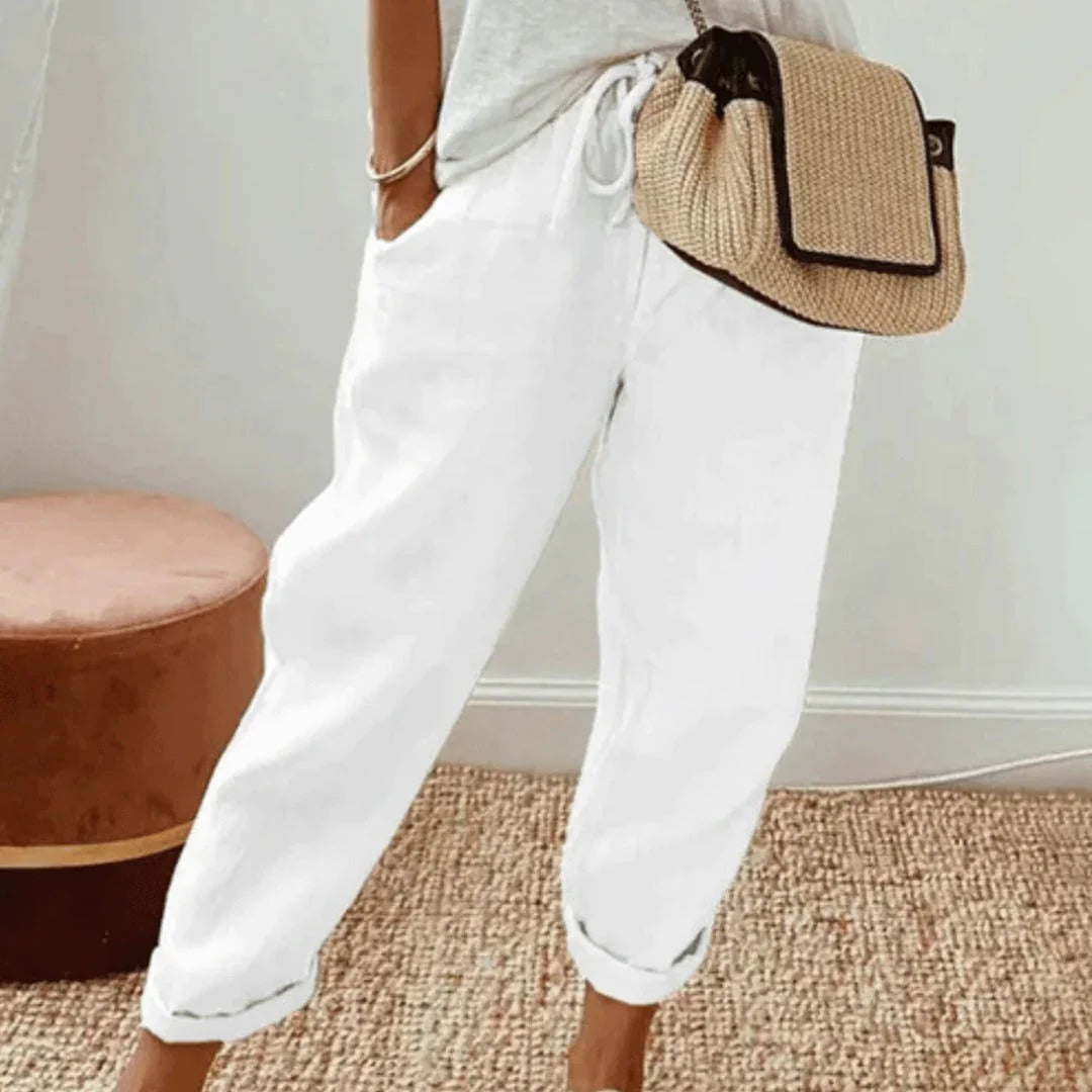 Relaxed Drawstring Trousers