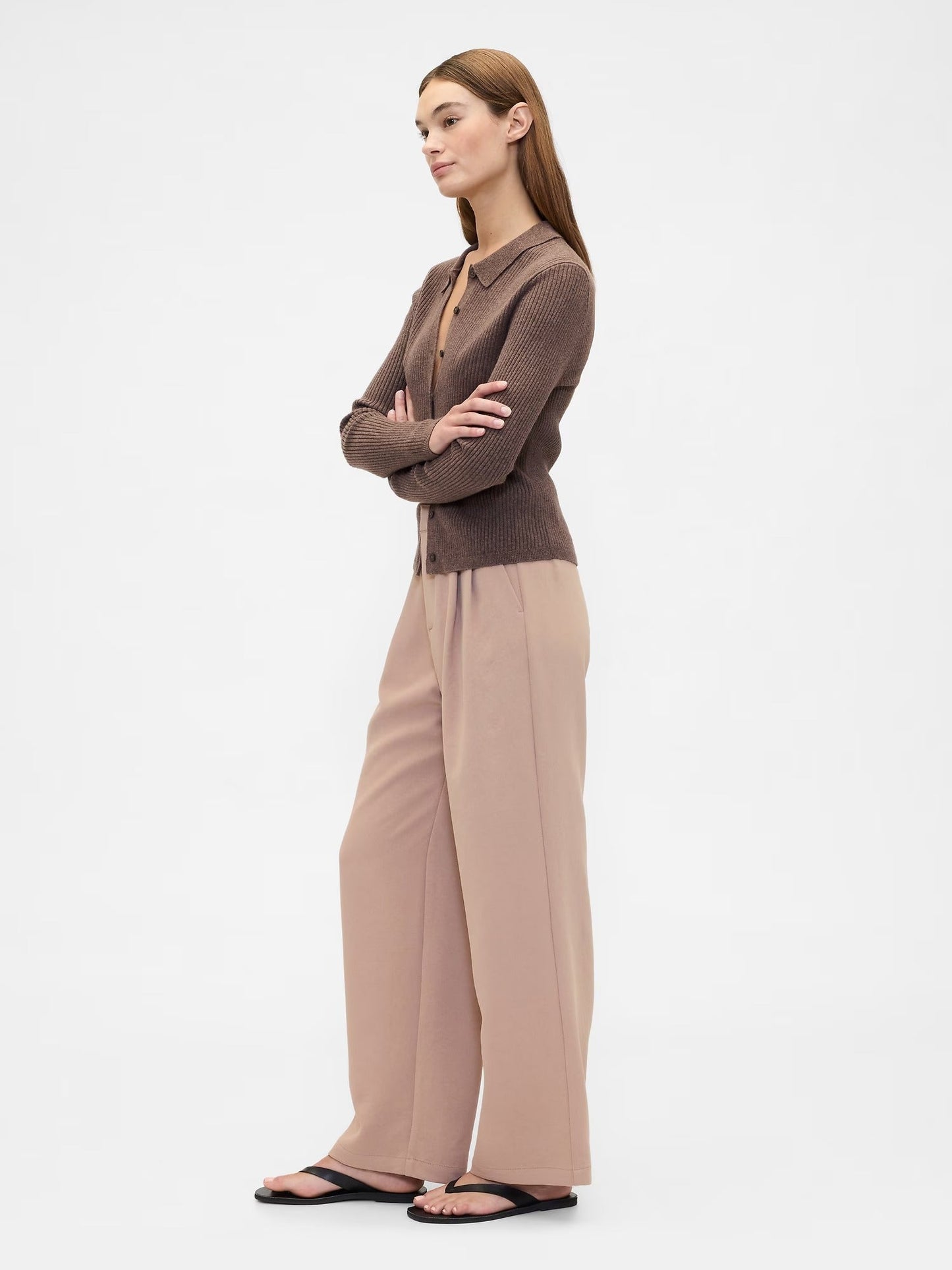 Wide-Leg Oblt Trousers