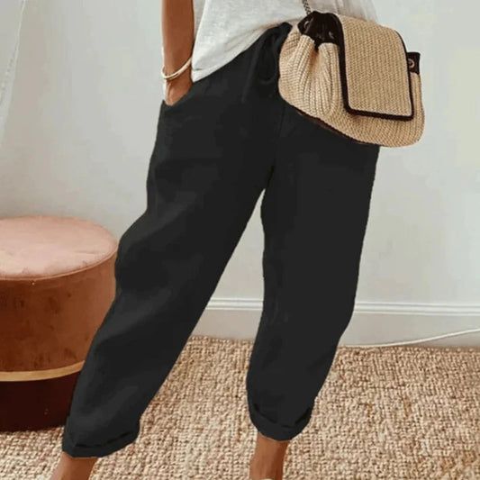 Relaxed Drawstring Trousers