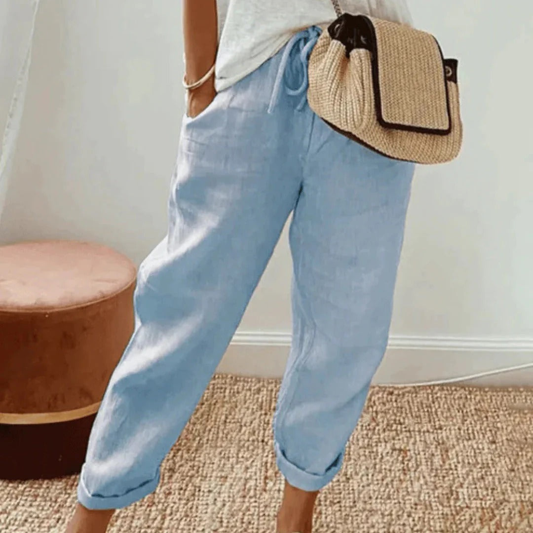 Relaxed Drawstring Trousers