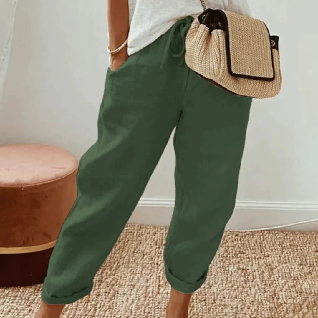 Relaxed Drawstring Trousers